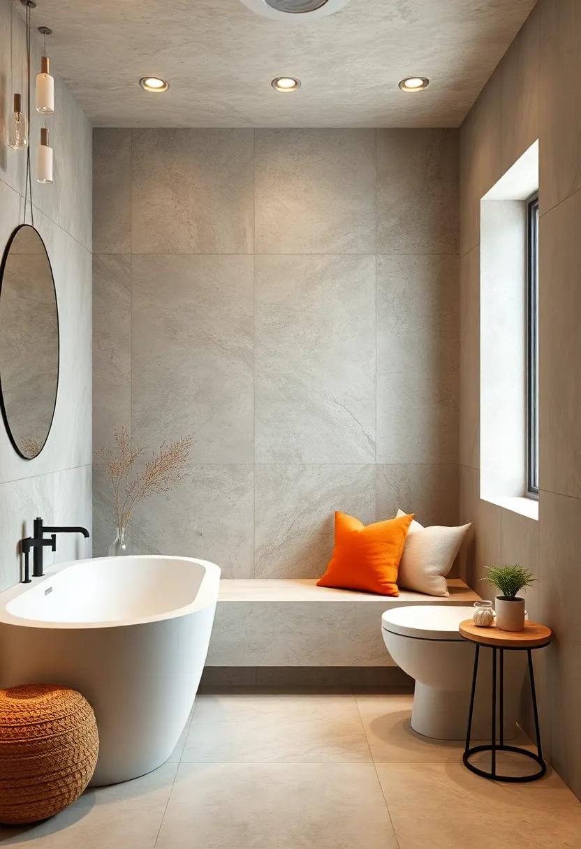 Cozy Nooks Featuring Warm Fabrics and Cushions That Transform Bathroom Corners