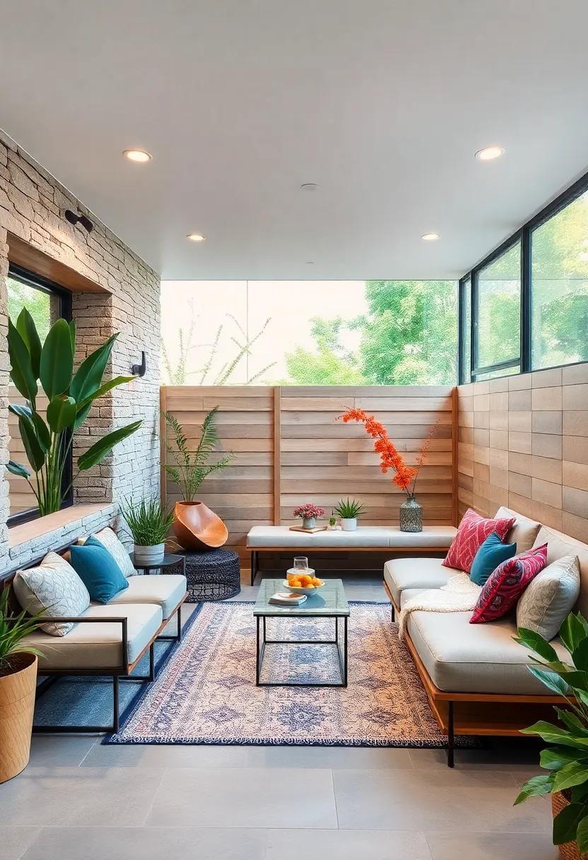 Seamless Style: Exploring Fences with Built-In Seating for Cozy Outdoors