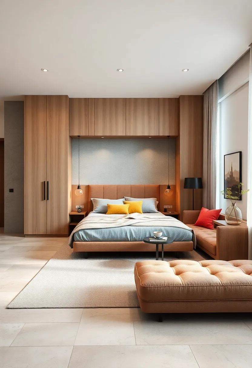 Utilizing Neutral Color Palettes to Expand Perceived Room Size Around Murphy Bed Installations