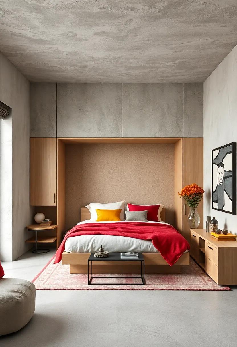 Visualizing Open Concept Rooms With Convertible Bedrooms Featuring Wall-Mounted Murphy Beds