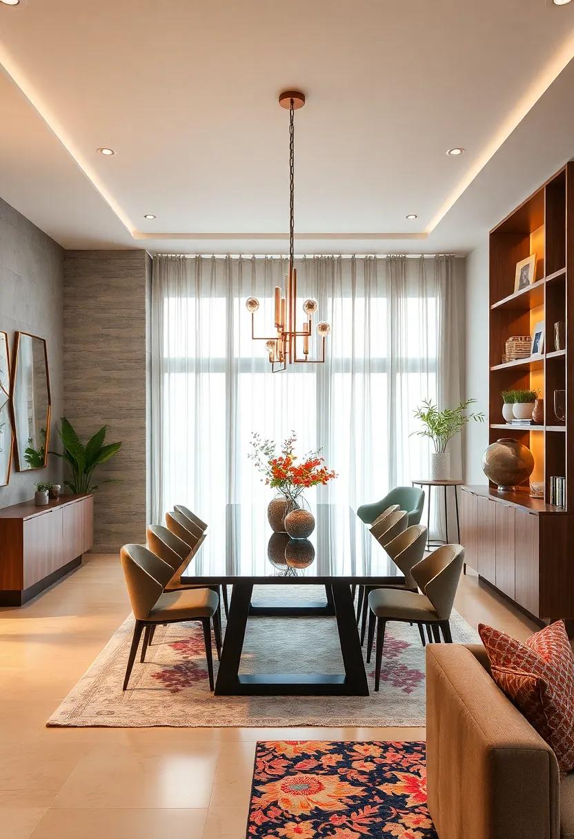 Mixing Open Shelves With Closed Cabinets To Balance Display And Storage In Multi-Use Dining Rooms