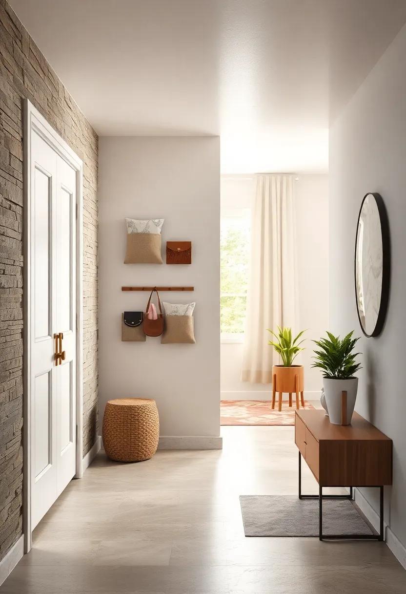 Soft Fabric Wall Pockets Creating Warmth and Offering Convenient Spots for Everyday Items