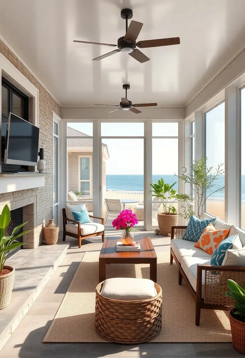 Creating A Coastal Inspired Screened Porch That Blends Seamlessly With The Ocean View