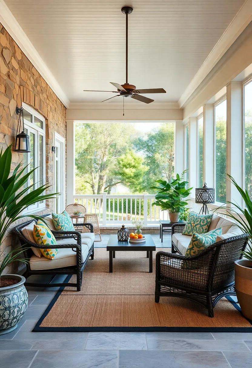 Incorporating A Mix Of Bright Accents And Neutral Base Colors To Balance Energy And Calm