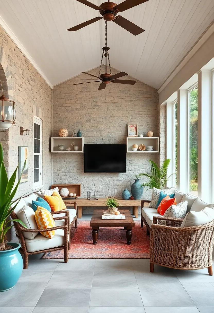 Installing Built-In Shelving To Display Seashell Collections And Beach Memorabilia