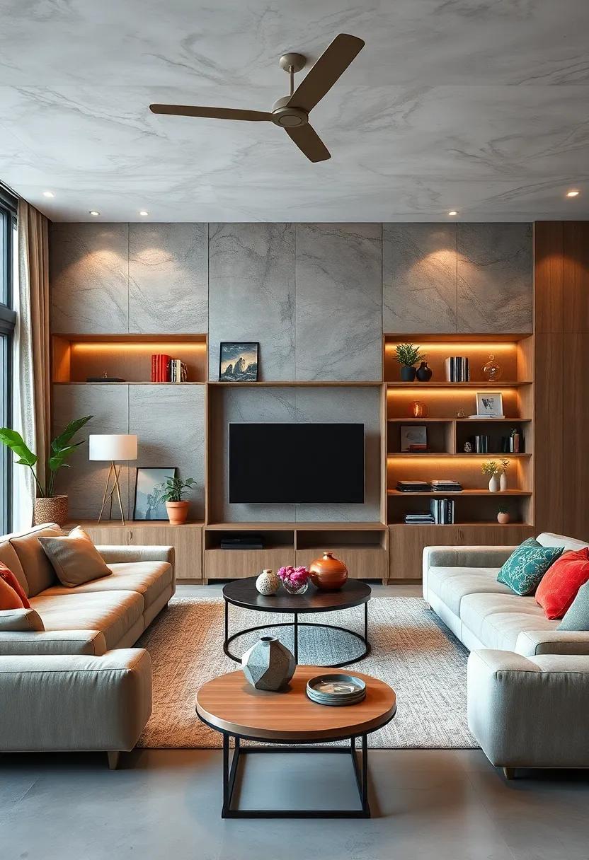 Arranging Wall Units in Asymmetrical Layouts for Visual Interest Without Overcrowding Small Rooms