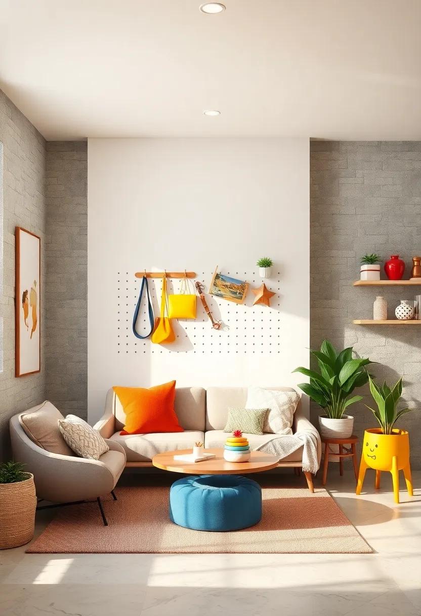 Wall Hooks and Pegboards Customized for Preschoolers to Encourage Responsibility and Accessibility