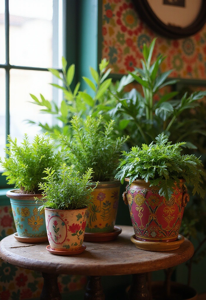 Artistic Planters for Maximalist Vintage Decor