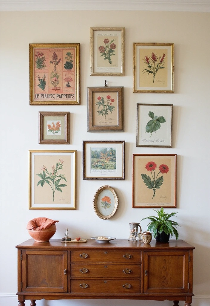 Eclectic Wall Art for Maximalist Vintage Decor