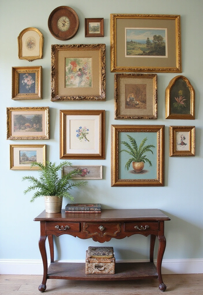 Gallery Wall Frames for Maximalist Vintage Style