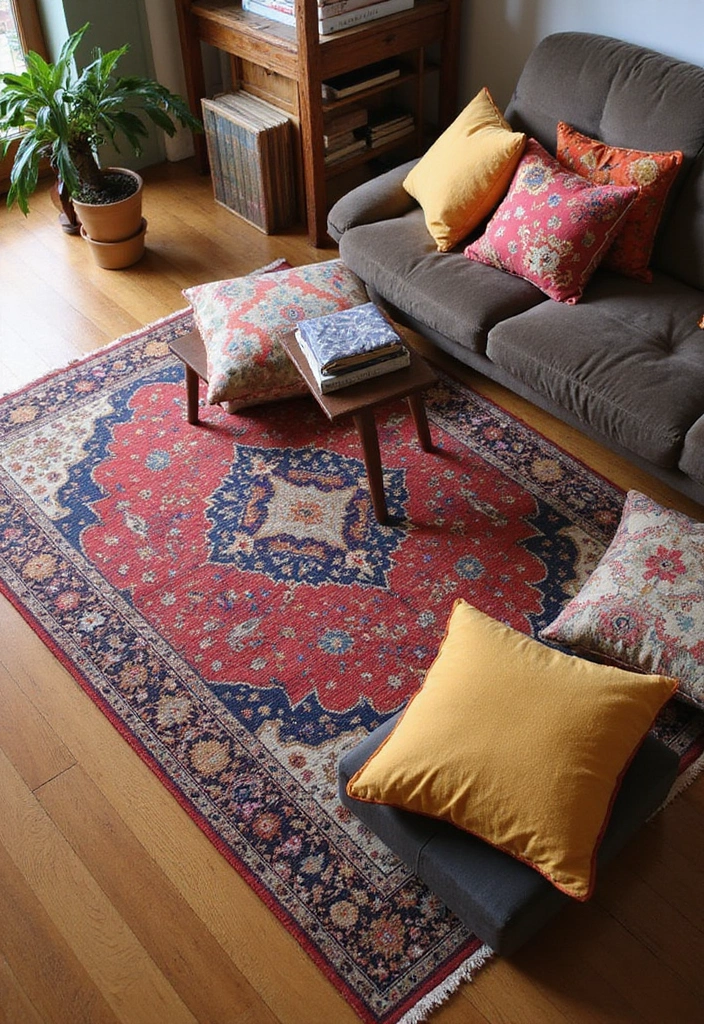 Intricate Persian Rugs for Maximalist Vintage Decor