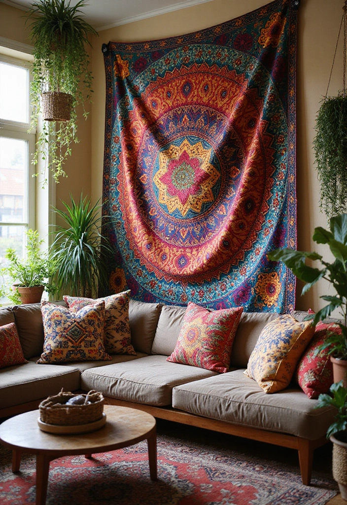 Bohemian Style Fabric Wall Decor