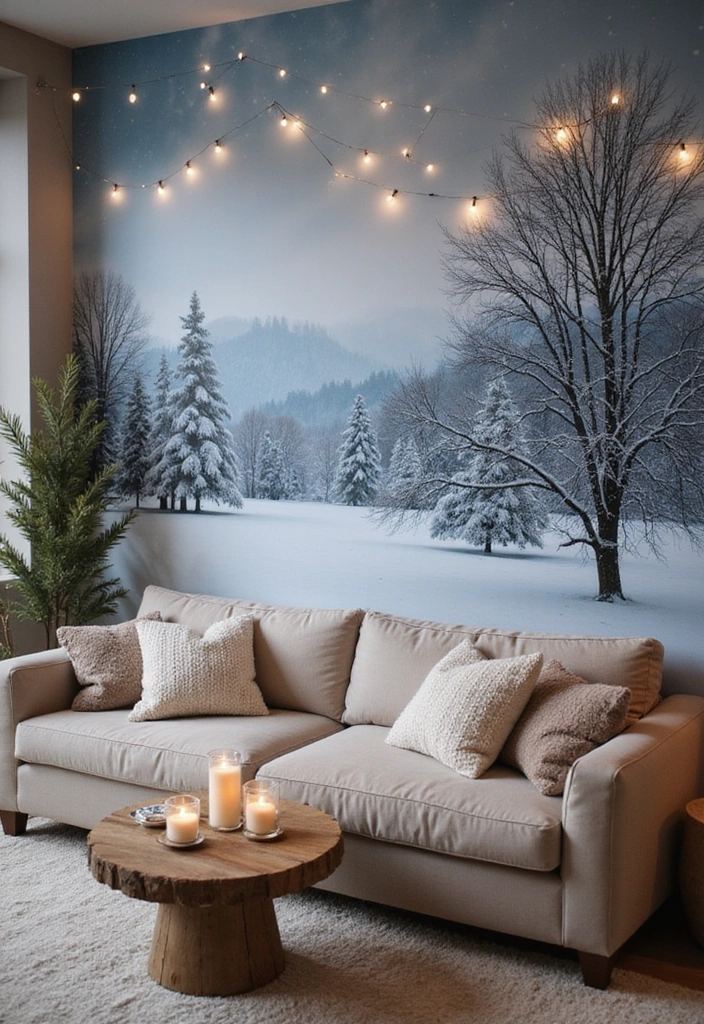 Winter Wonderland Fabric Wall Decor