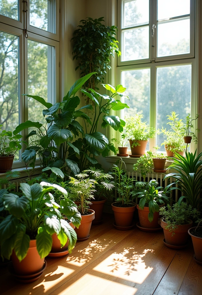Indoor Garden to Enhance Botanical Bedroom