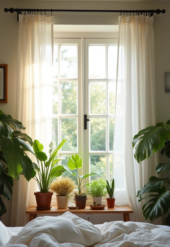 Window Treatments to Enhance Natural Light in Botanical Bedroom