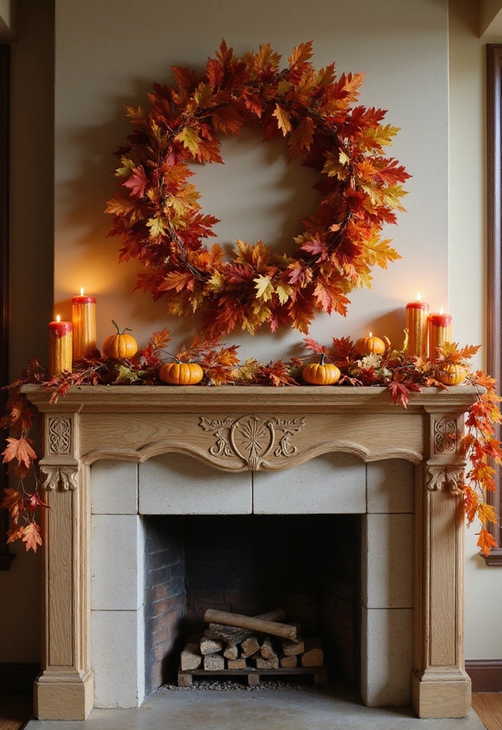 Rustic Autumn Leaf Garland