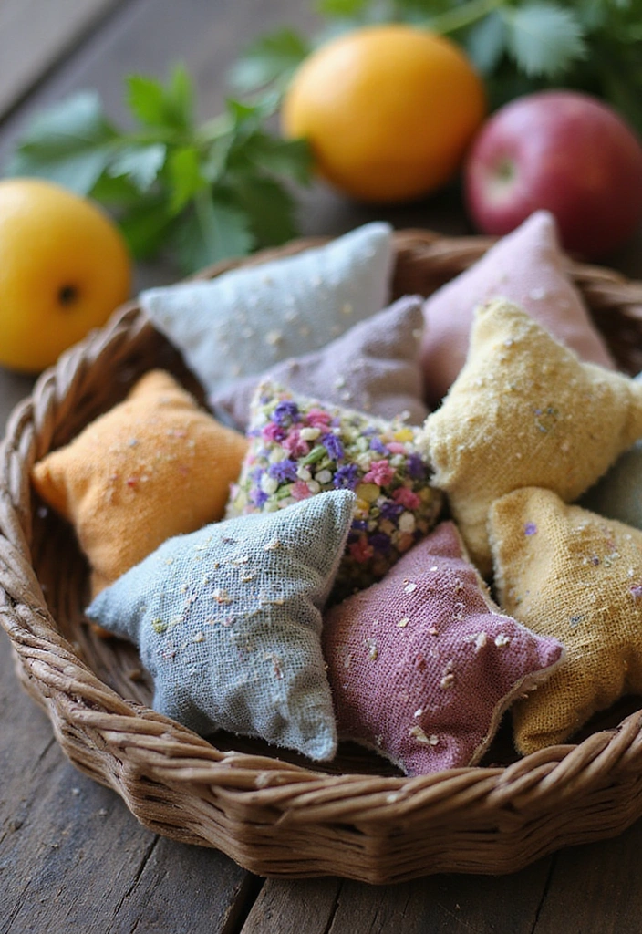 Homemade Seasonal Scent Sachets