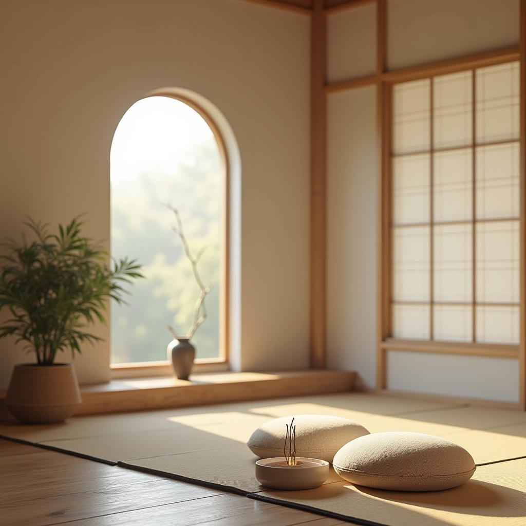 Zen meditation corner