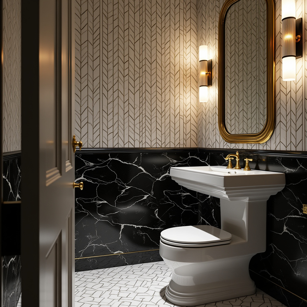 Art Deco bathroom decor