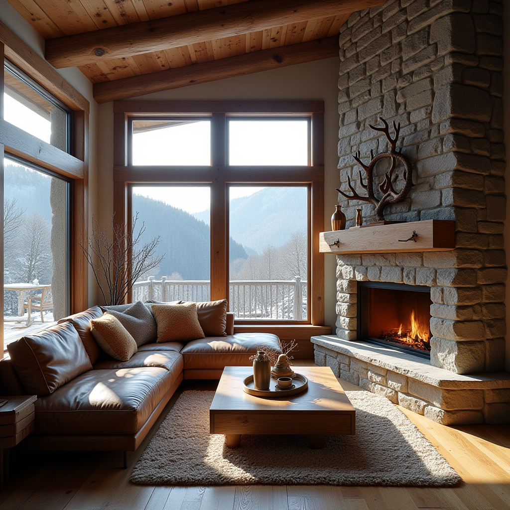 Rustic mountain cabin decor