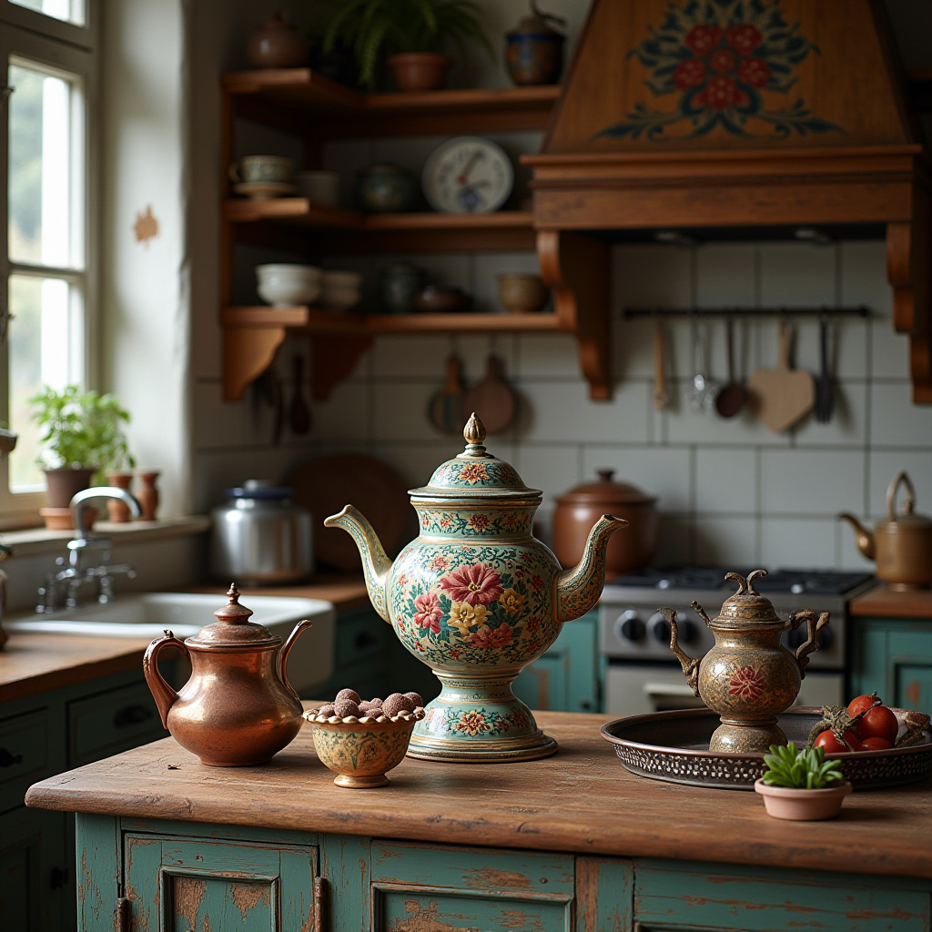 Russian traditional kitchen