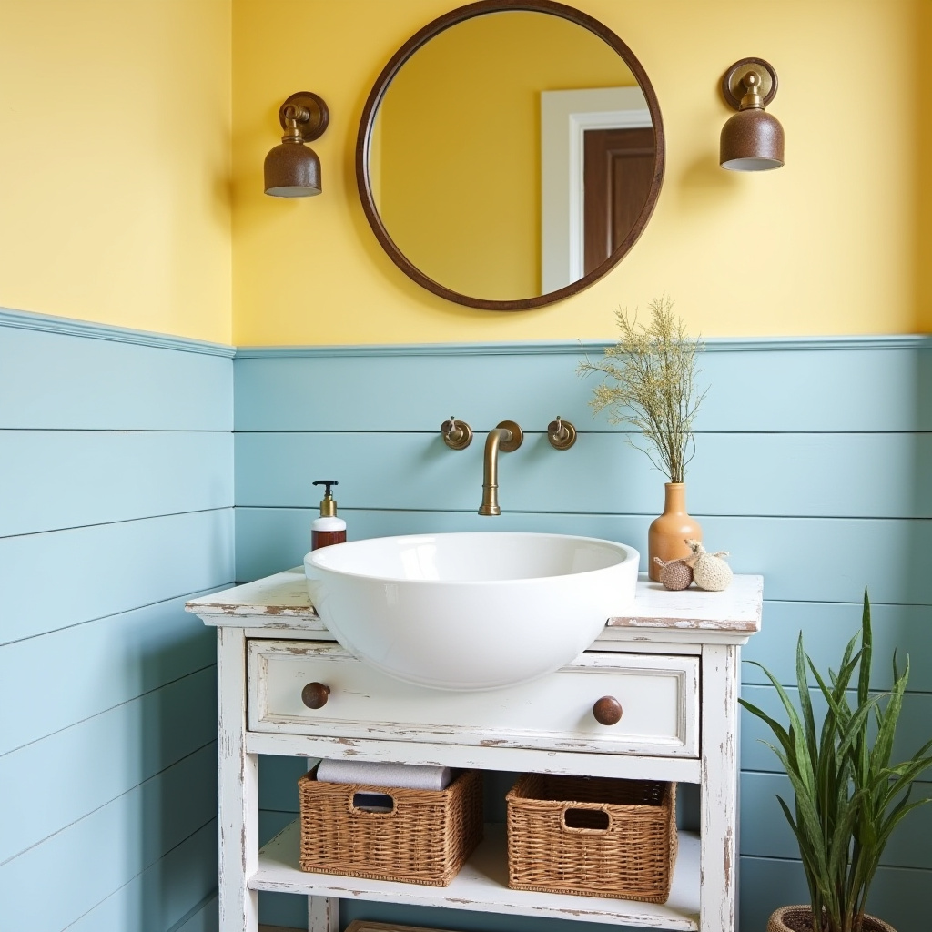 yellow and blue bathroom 18