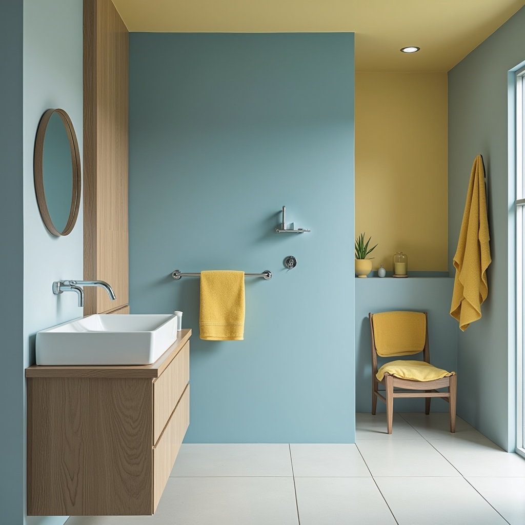 yellow and blue bathroom 29