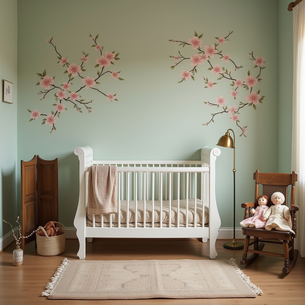 antique nursery decor 35