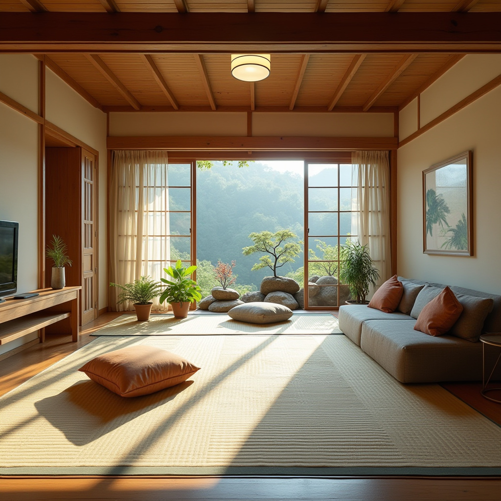 Japanese zen room