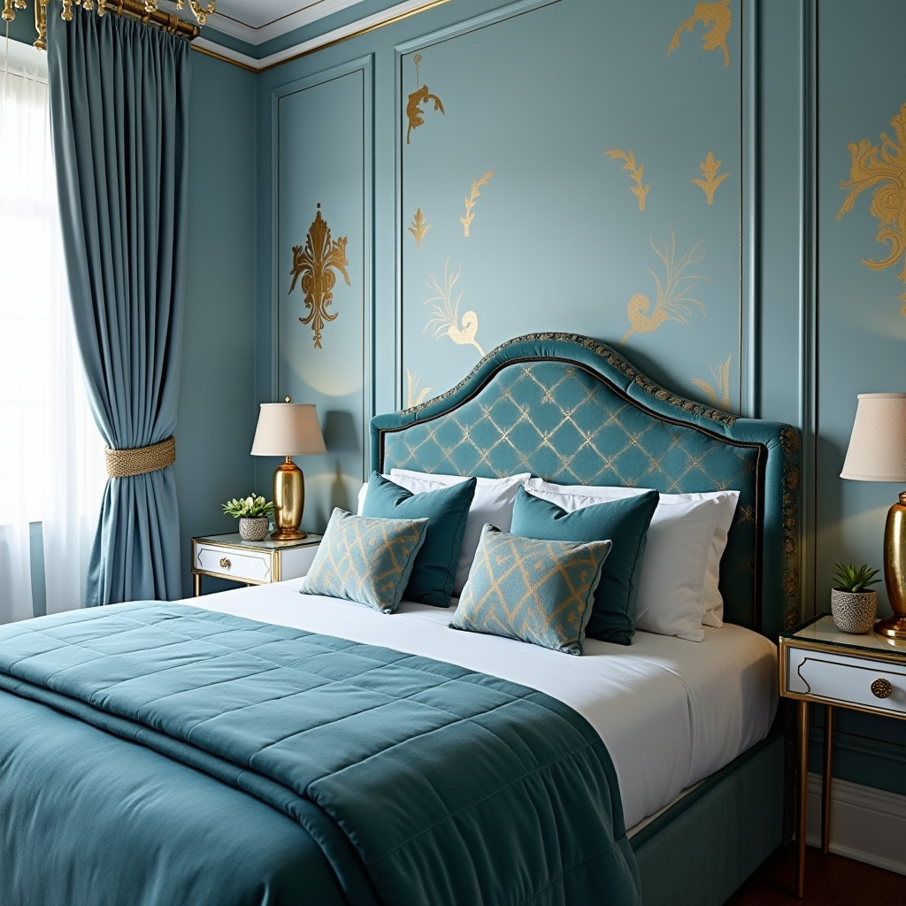 powder blue bedroom 28