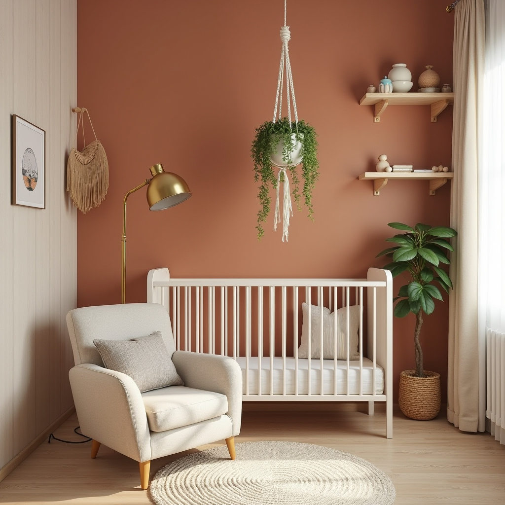 bohemian nursery design