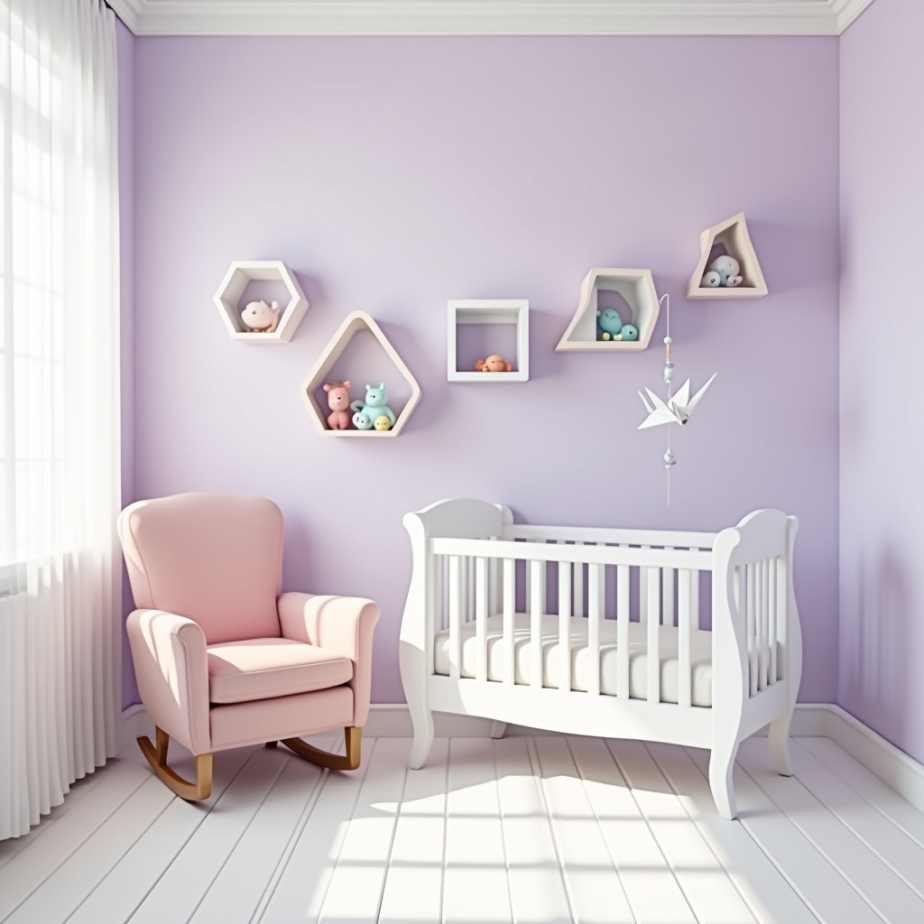 pastel nursery design