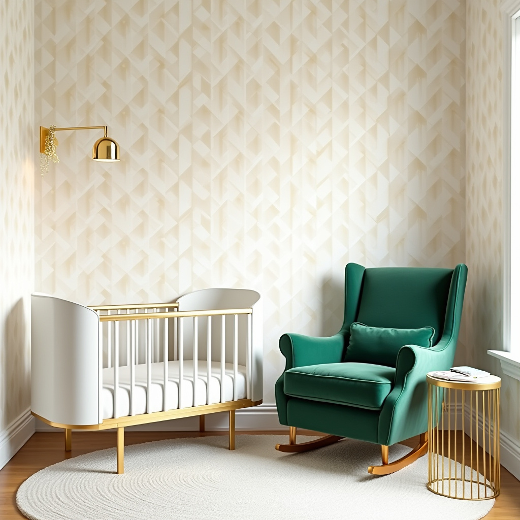 art deco nursery details