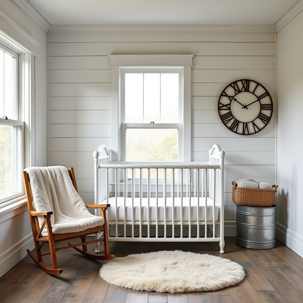 modern farmhouse nursery