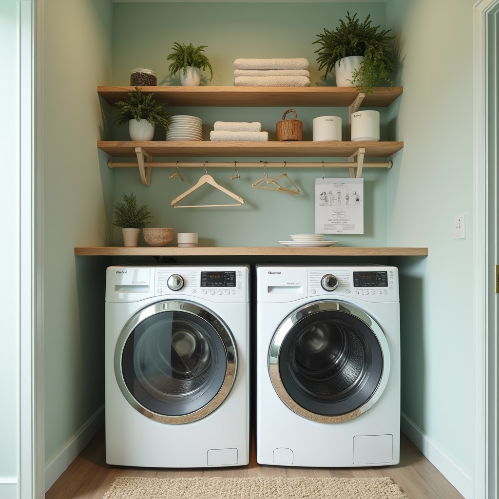 corner nook laundry room