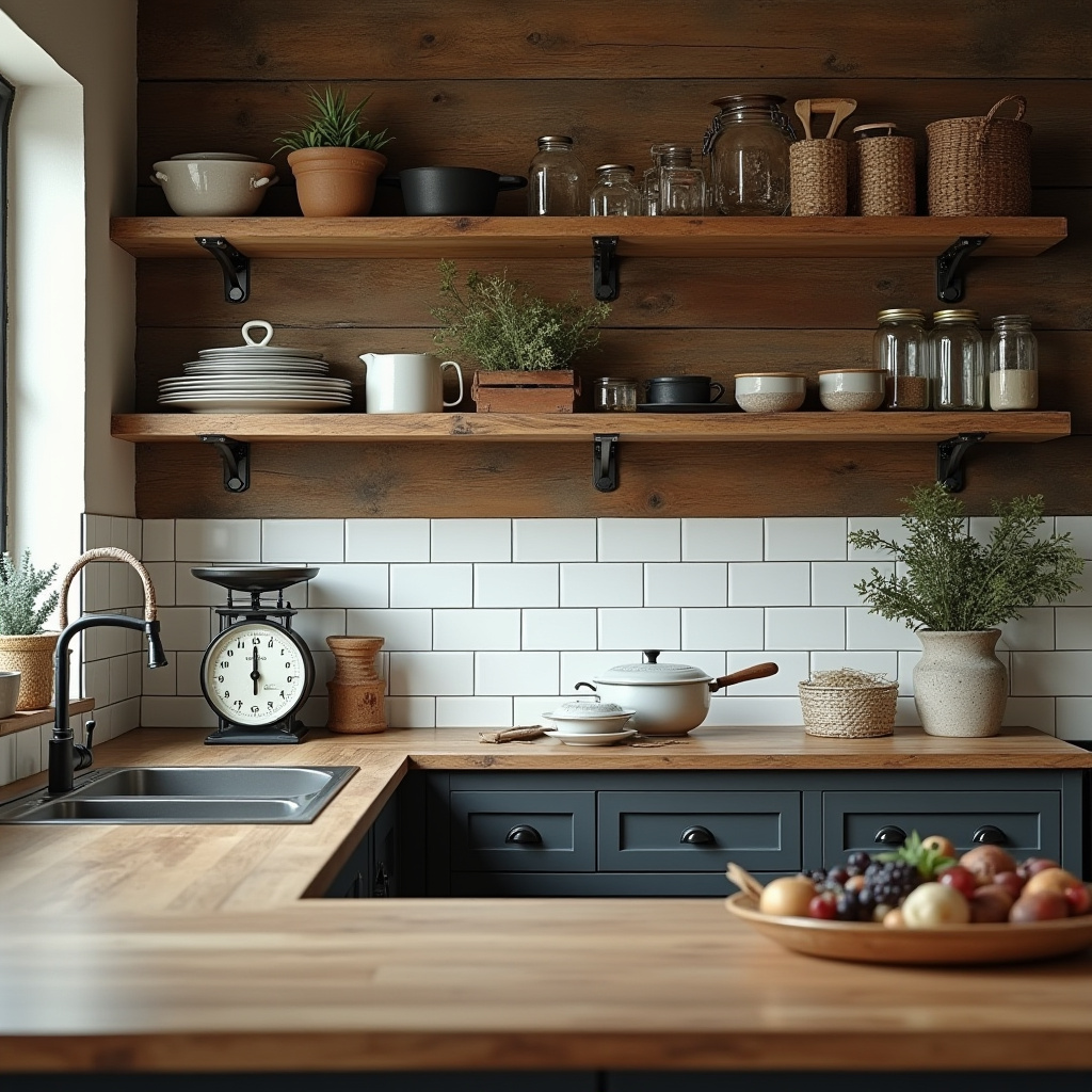 rustic farmhouse kitchen ideas 21