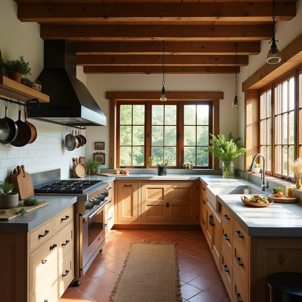 rustic farmhouse kitchen ideas 25