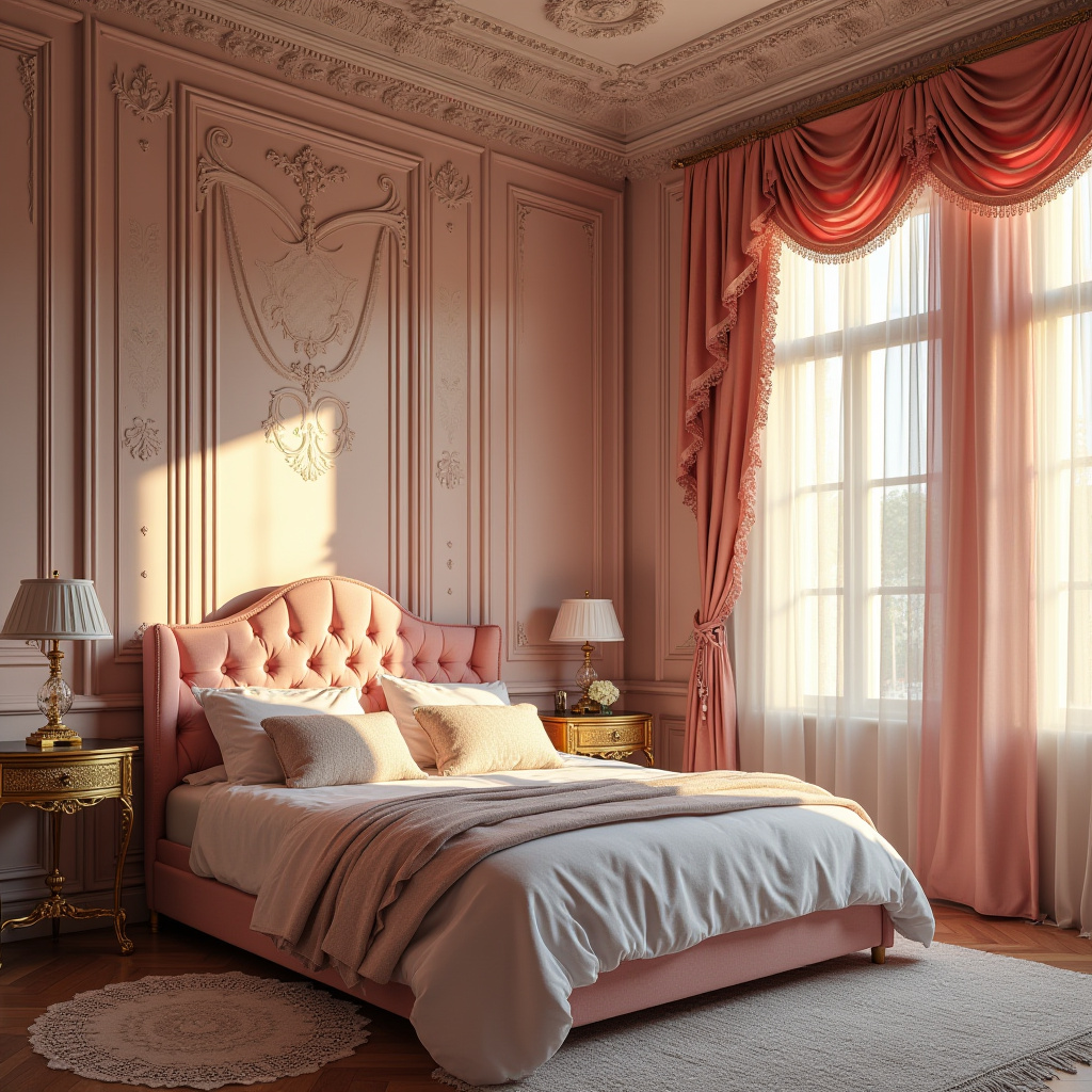 pink victorian bedroom 9