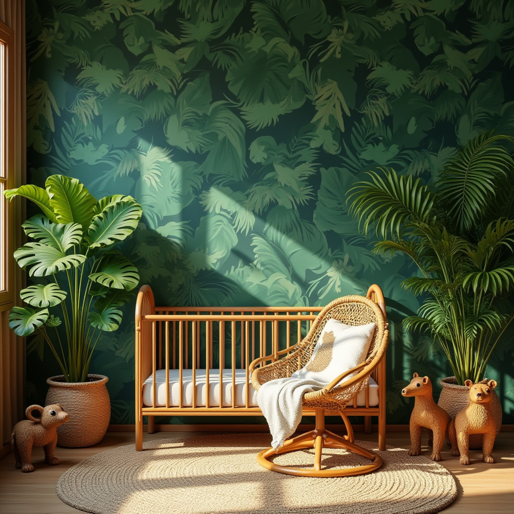 tropical nursery decor