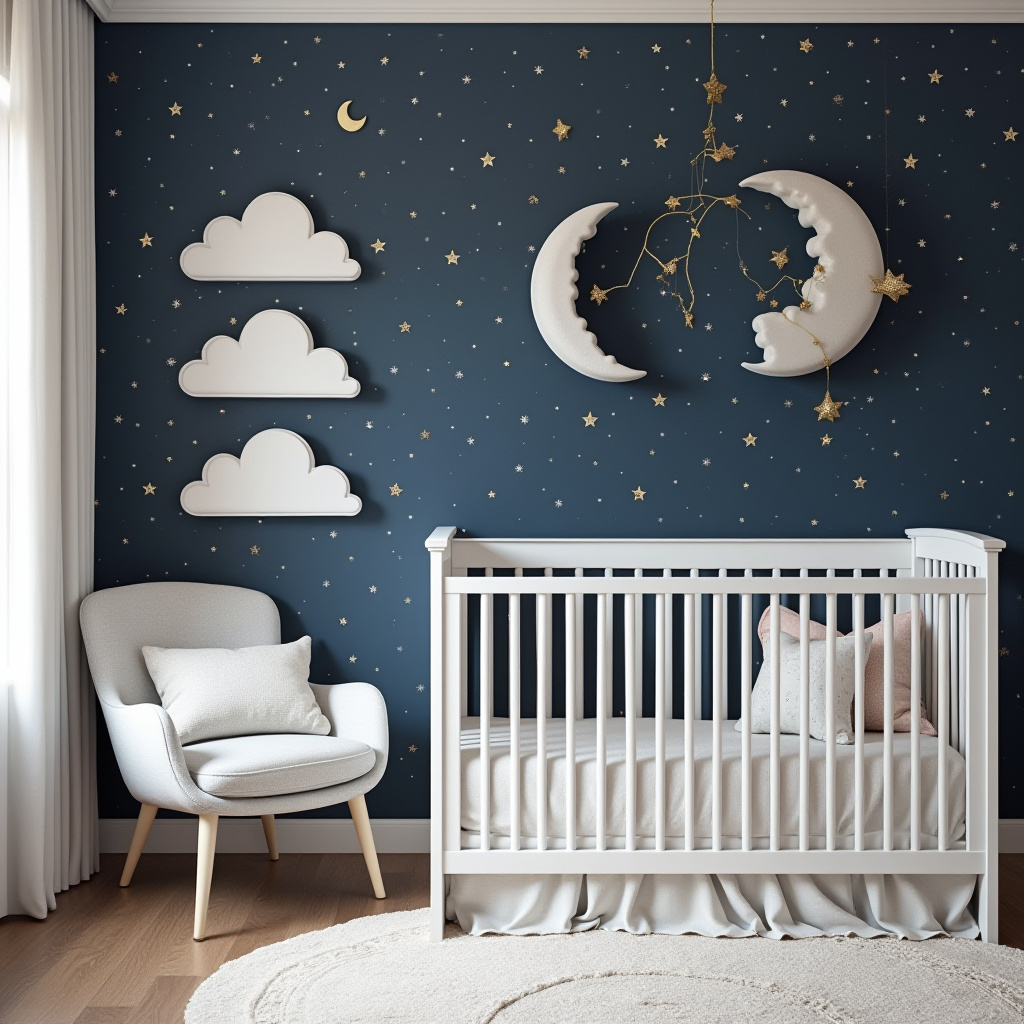 celestial nursery decor