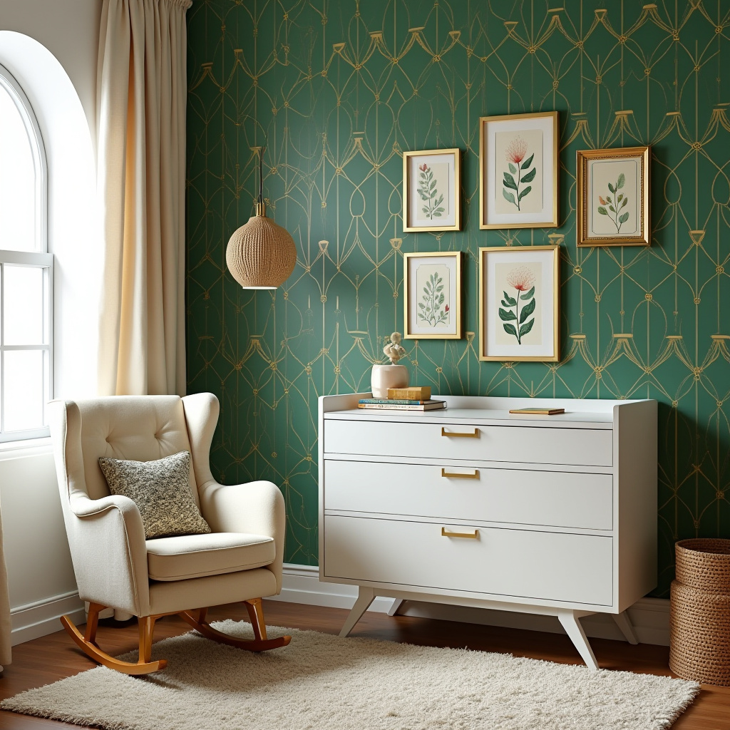 art deco nursery decor