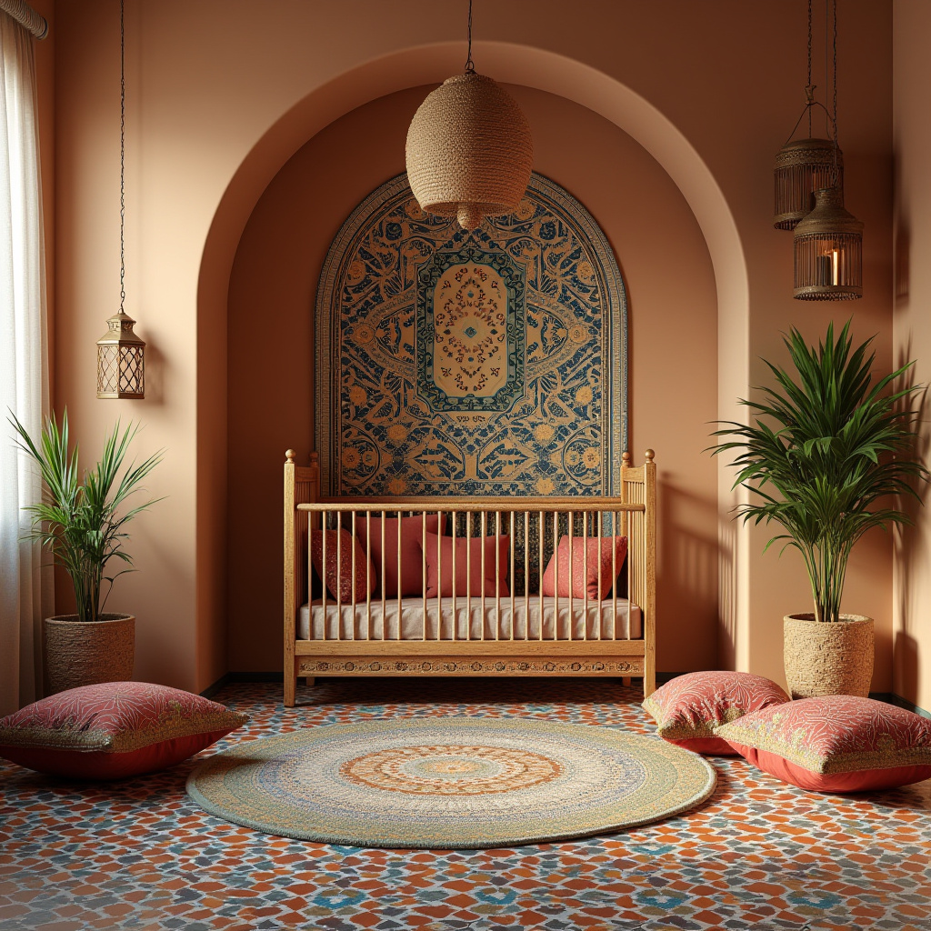 Moroccan nursery decor