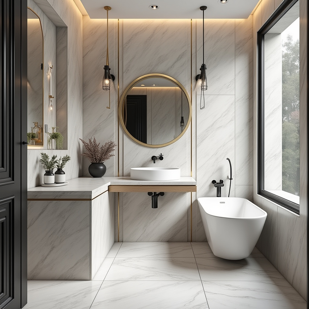 neutral bathroom tile 25