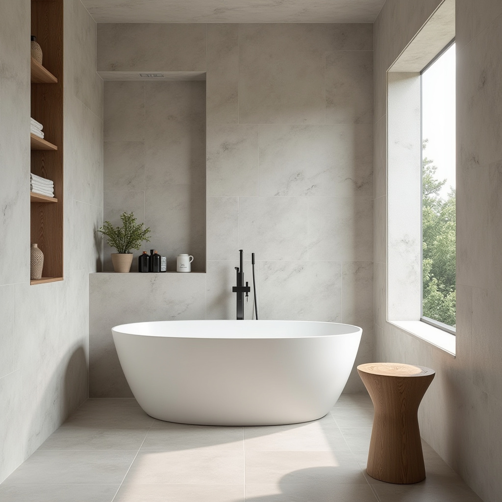 neutral bathroom tile 33