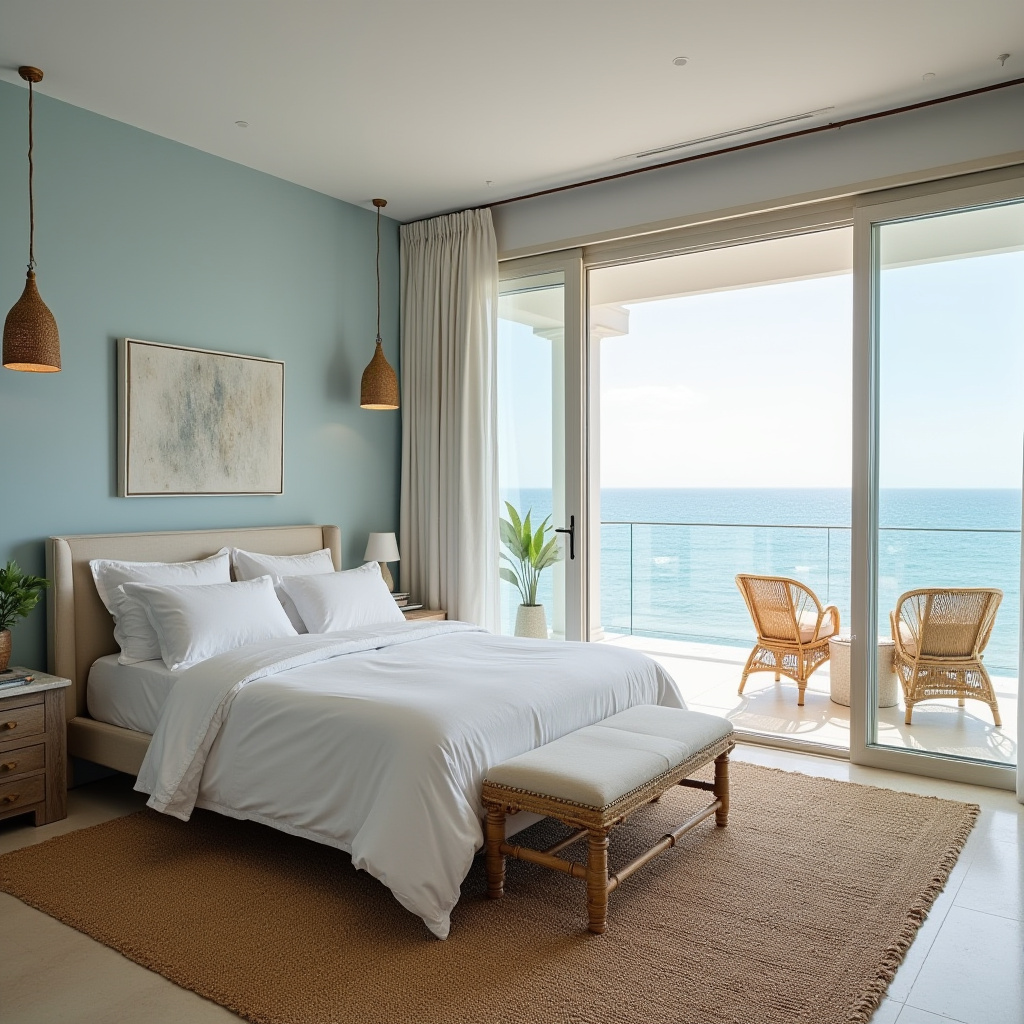 serene coastal bedroom