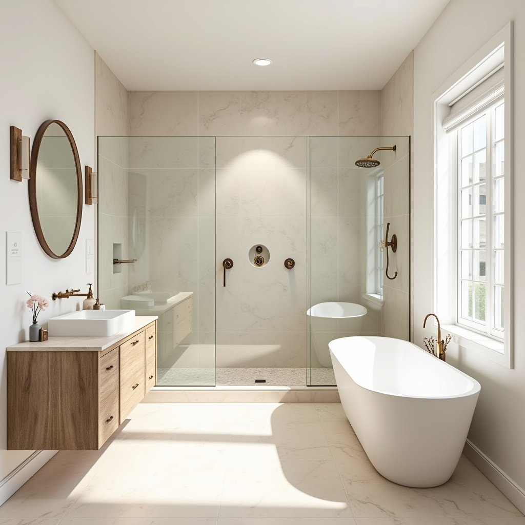 luxury beach house bathroom