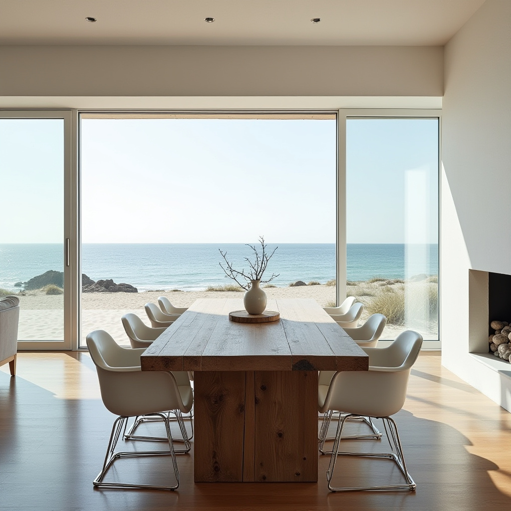 luxury beach house dining room