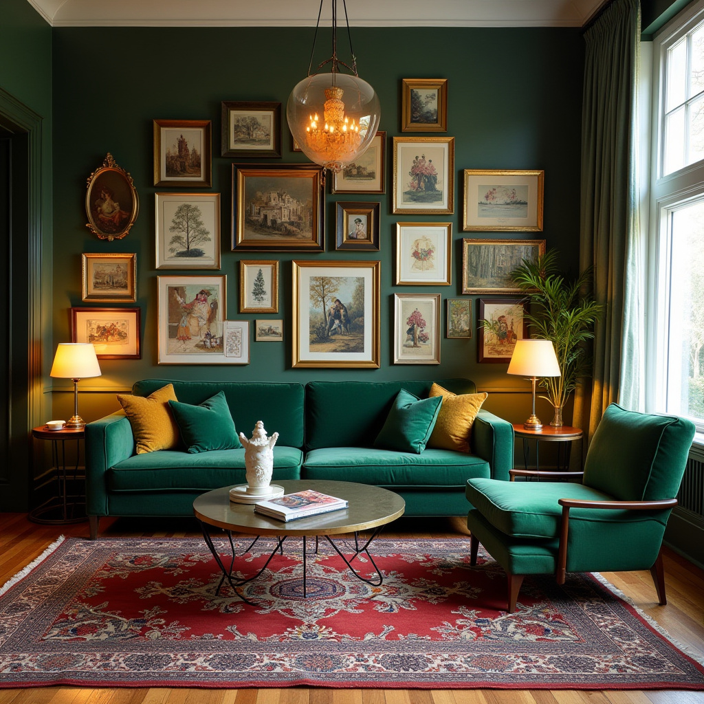 eclectic living room design