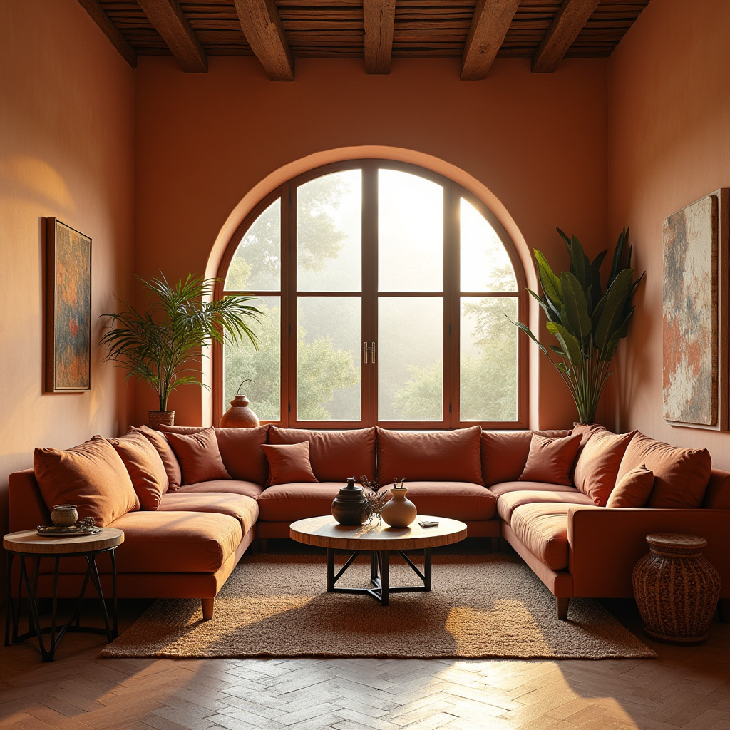 Mediterranean living room