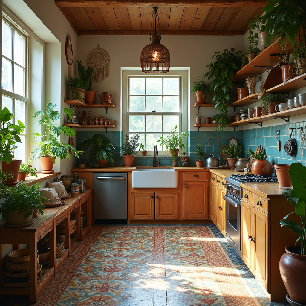 bohemian kitchen design